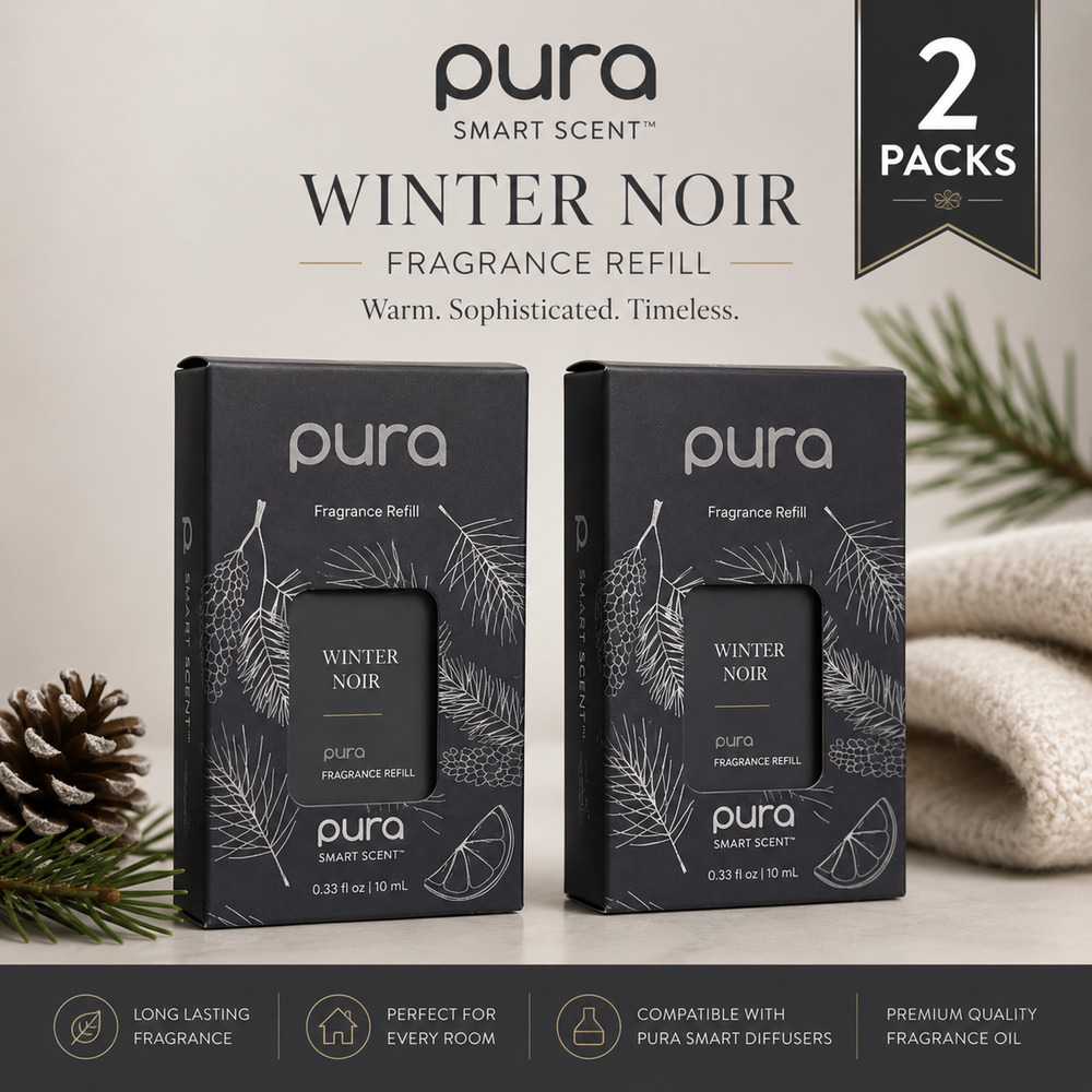 Pura Winter Noir Smart Fragrance Refill 2 Pack Home Diffuser Oil